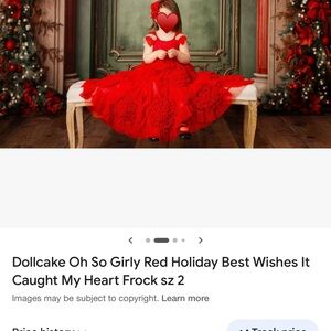 Dollcake Vibrant Red Lace Chemise